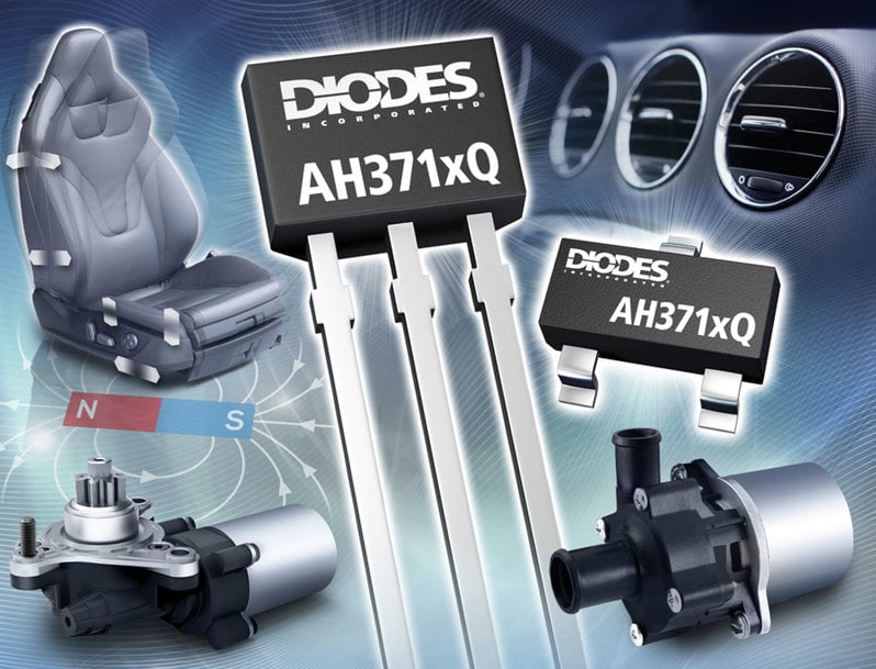 Automotive-konforme, High-Voltage-Hall-Effekt-Latches von Diodes Incorporated sind widerstandsfähiger gegen mechanische Belastungen